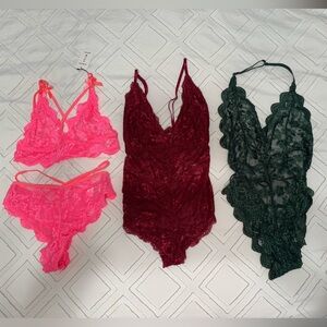 NEW Lingerie Lot of 5
